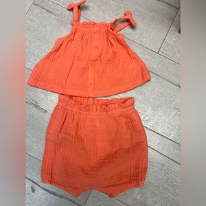 Cat jack orange outfit 2 piece outfit